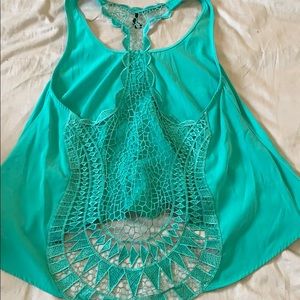 Boutique Turquoise Tank